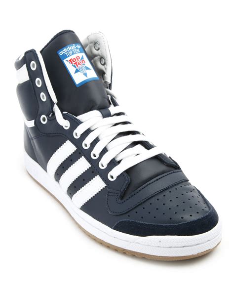 adidas top ten hi blauwe hoge kinder sneakers|adidas Top Ten Hi .